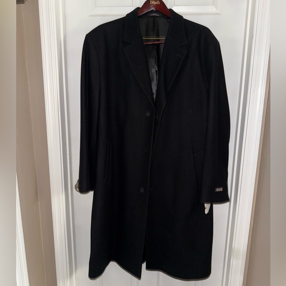 Michael Kors Charcoal Wool Blend Trenchcoat - Picture 1 of 5
